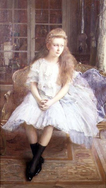 Portrait of a Young Girl by Henri Royer