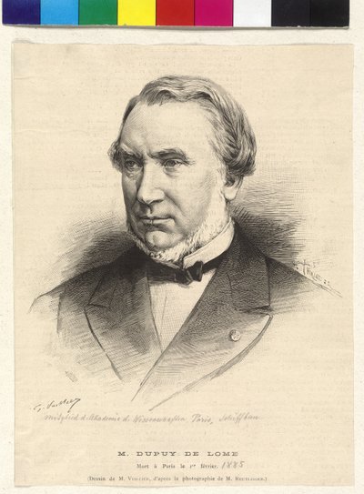 Stanislas-Charles-Henri-Laurenz Dupuy de Lôme by Henri Thiriat