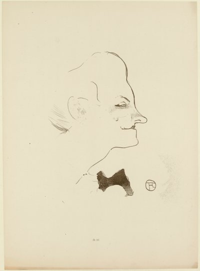 Yvette Guilbert, 1893 by Henri Toulouse Lautrec de