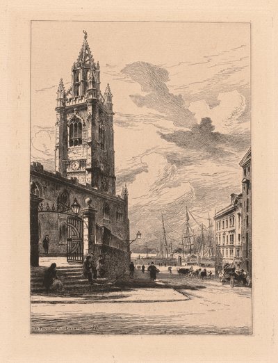 St. Nicholas Church, Liverpool by Henri Toussaint