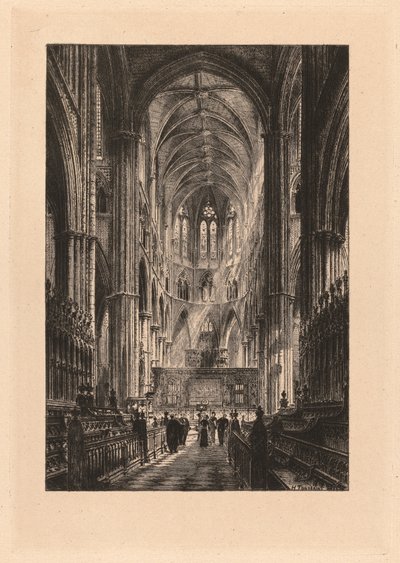 Westminster Abbey by Henri Toussaint