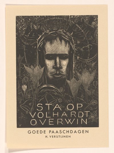 Easter Card by Henri Verstijnen by Henri Verstijnen