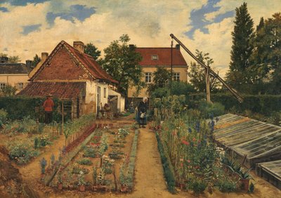 The Flower Garden by Henri de Braekeleer