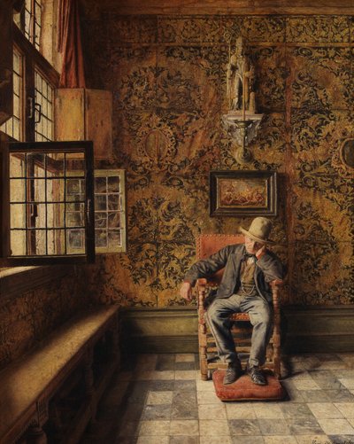 The Man in the Chair by Henri de Braekeleer