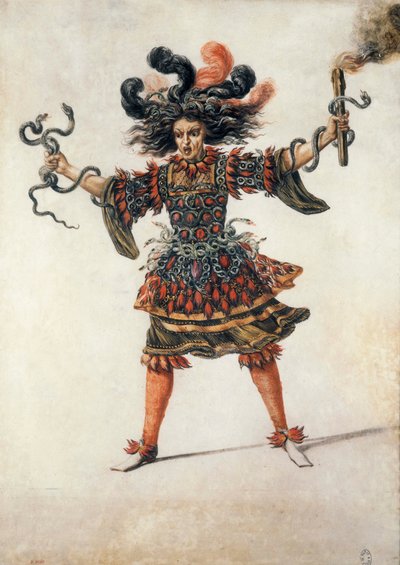 Ballet Costume of Fury by Henri de Gissey