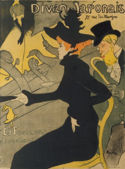 Divan Japonais by Henri de Toulouse Lautrec