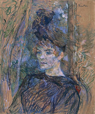 Portrait of Suzanne Valadon by Henri de Toulouse Lautrec