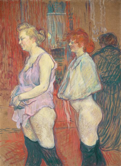 Rue des Moulins by Henri de Toulouse Lautrec