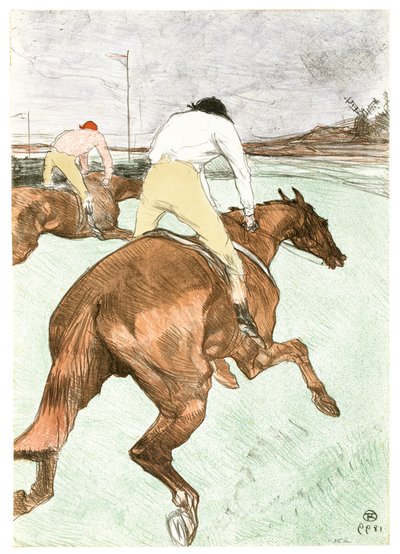 The Jockey by Henri de Toulouse Lautrec