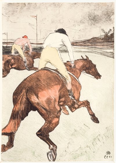The Jockey by Henri de Toulouse Lautrec
