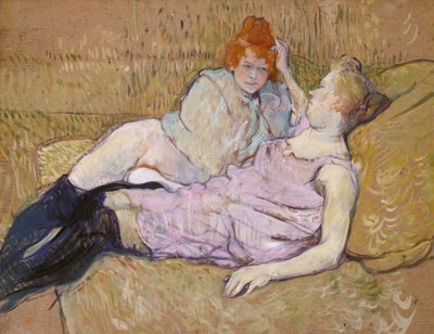 The Sofa by Henri de Toulouse Lautrec