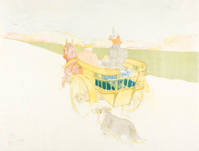 A Drive in the Country by Henri de Toulouse Lautrec
