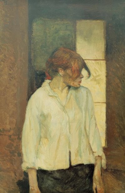 At Montrouge – Rosa the Red by Henri de Toulouse Lautrec