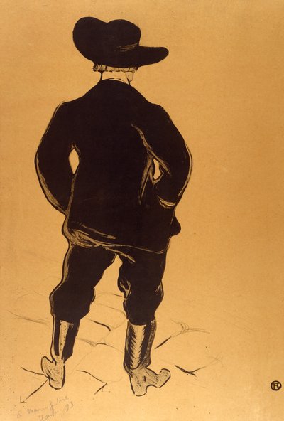 Aristide Bruant in Mirliton by Henri de Toulouse Lautrec