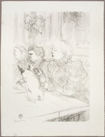 At La Souris, Madame Palmyre by Henri de Toulouse Lautrec