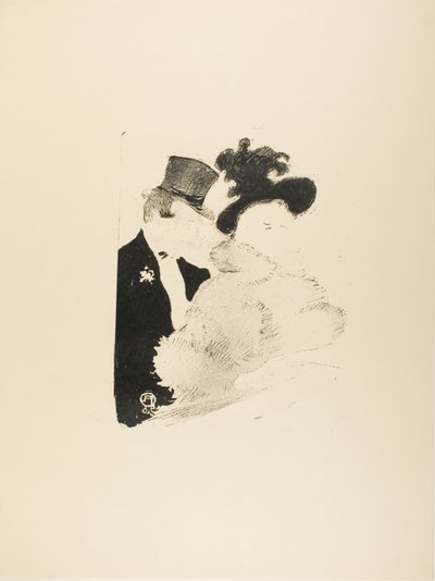 At the Concert by Henri de Toulouse Lautrec