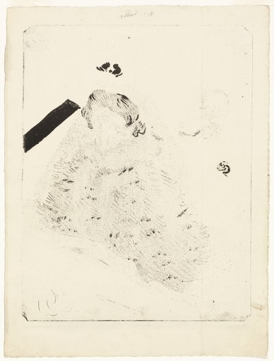 At the Concert by Henri de Toulouse Lautrec