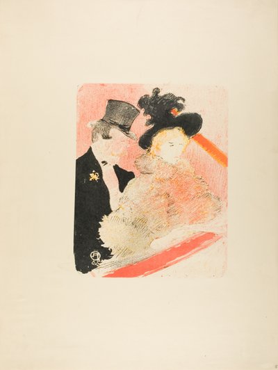 At the Concert by Henri de Toulouse Lautrec