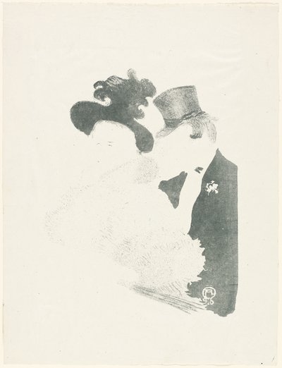 At the Concert by Henri de Toulouse Lautrec