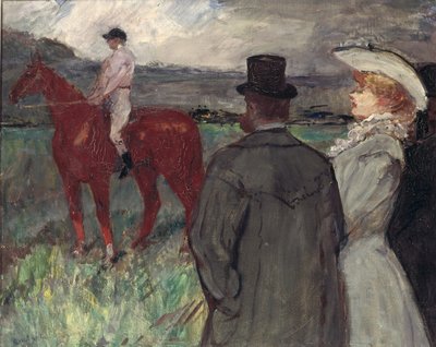 At the Racecourse by Henri de Toulouse Lautrec
