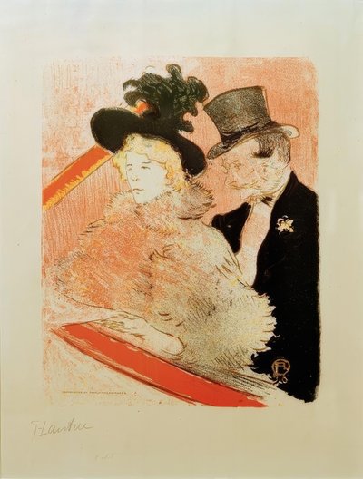 At the Concert by Henri de Toulouse Lautrec