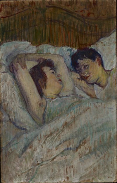 In Bed by Henri de Toulouse Lautrec