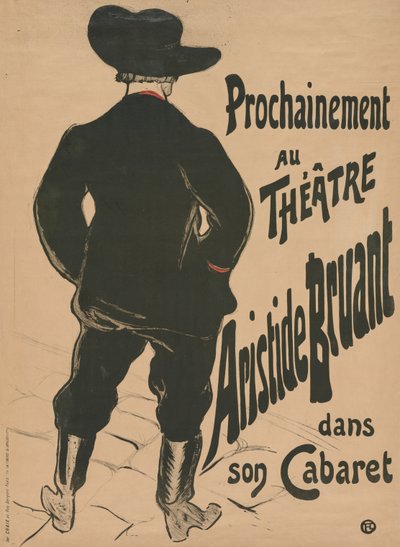 Bruant au Mirliton, 1894 by Henri de Toulouse Lautrec