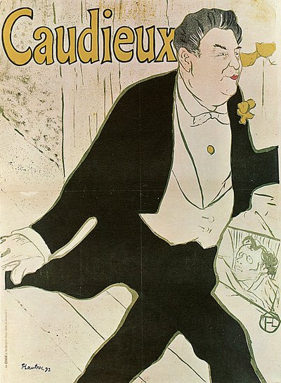 Caudieux by Henri de Toulouse Lautrec