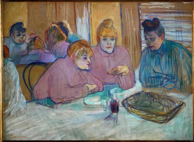 The Ladies in the Refectory by Henri de Toulouse Lautrec