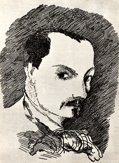 Charles Baudelaire by Henri de Toulouse Lautrec