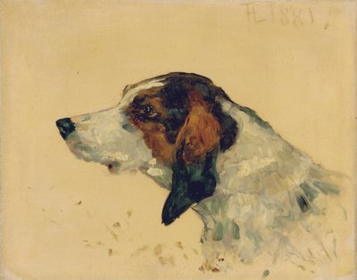 Hunting Dog, 1881 by Henri de Toulouse Lautrec