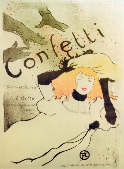 Confetti by Henri de Toulouse Lautrec