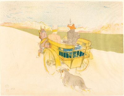 Country Outing by Henri de Toulouse Lautrec