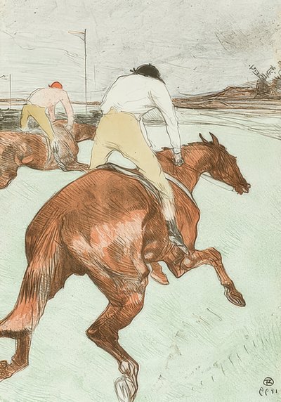 The Jockey by Henri de Toulouse Lautrec