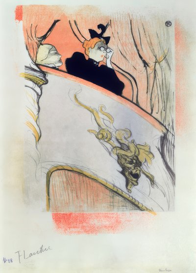The Box with the Gold Mask by Henri de Toulouse Lautrec