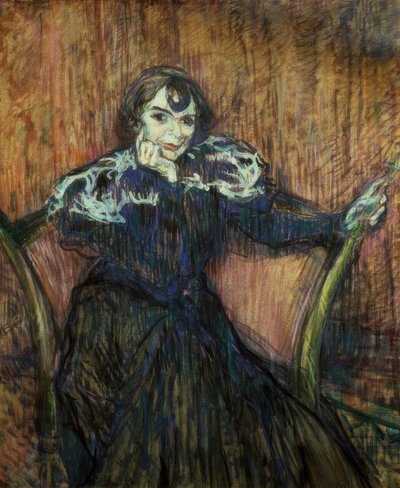 The Actress Berthe Bady by Henri de Toulouse Lautrec