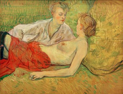The Two Friends by Henri de Toulouse Lautrec