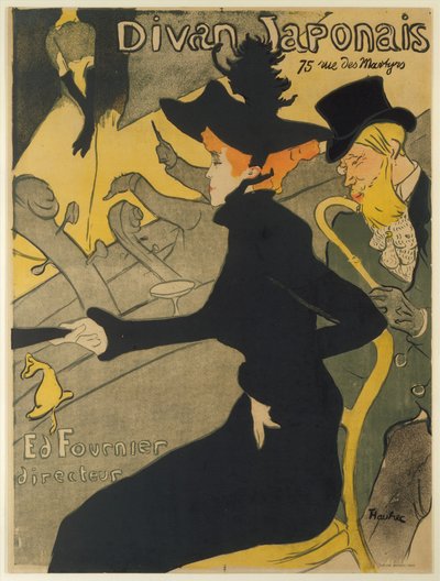 Divan Japonais by Henri de Toulouse Lautrec