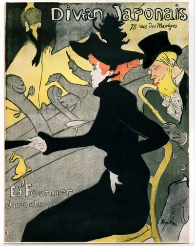 Divan Japonais by Henri de Toulouse Lautrec