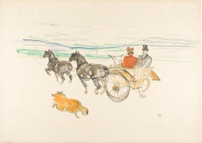 Double Harness by Henri de Toulouse Lautrec