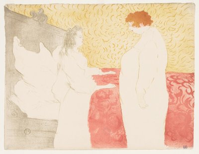 Elles: Woman in Bed by Henri de Toulouse Lautrec
