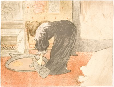 Woman at the Tub by Henri de Toulouse Lautrec