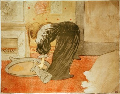 Woman at the Tub by Henri de Toulouse Lautrec