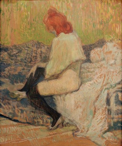 Red-Haired Woman, Justine Dieuhl by Henri de Toulouse Lautrec
