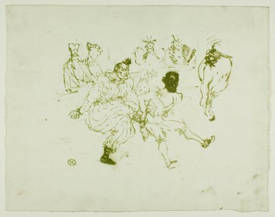 Footit and Chocolat by Henri de Toulouse Lautrec
