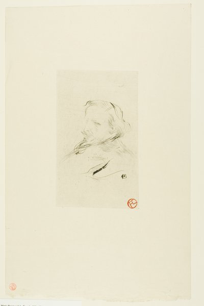 Francis Jourdain by Henri de Toulouse Lautrec