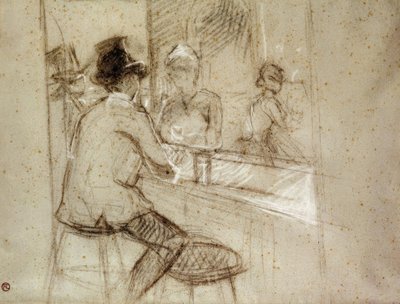 Gin Cocktail by Henri de Toulouse Lautrec