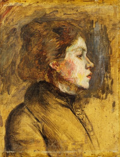 Head of a Woman by Henri de Toulouse Lautrec