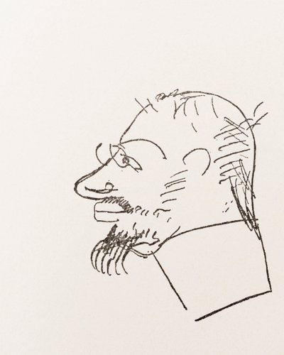 Henri Toulouse-Lautrec. Self Portrait. by Henri de Toulouse Lautrec