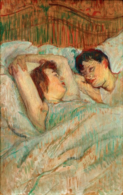 In Bed by Henri de Toulouse Lautrec
